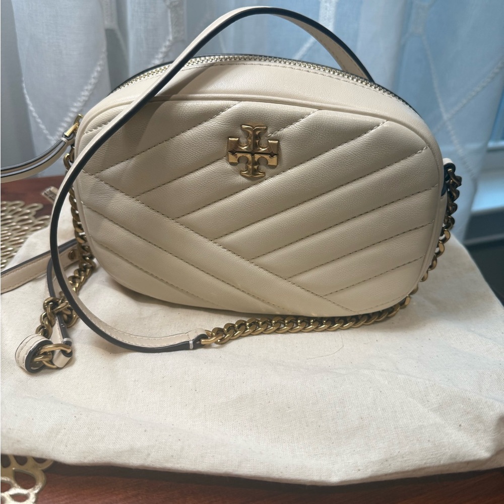 Tory Burch Cream Kira Camera Bag